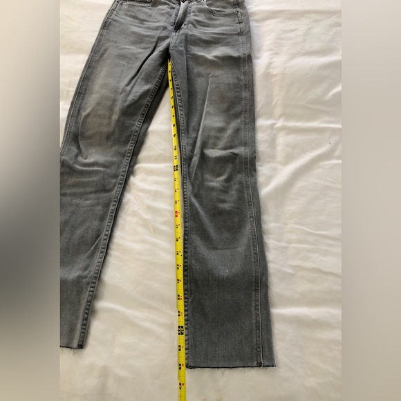 Gap Vintage Slim Sky High Rise Gray Jeans Size 25 - Picture 7 of 7